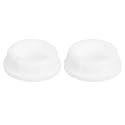 uxcell 2Pcs White Plug Holes, Waterproof Rubber Button Plug for 44mm / 1.73" Hole