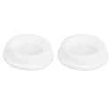uxcell 2Pcs White Plug Holes, Waterproof Rubber Button Plug for 52mm / 2.05" Hole
