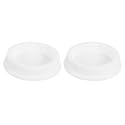 uxcell 2Pcs White Plug Holes, Waterproof Rubber Button Plug for 66.5mm / 2.62" Hole