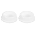 uxcell 2Pcs White Plug Holes, Waterproof Rubber Button Plug for 42mm / 1.65" Hole