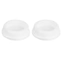 uxcell 2Pcs White Plug Holes, Waterproof Rubber Button Plug for 49mm / 1.93" Hole