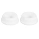 uxcell 2Pcs White Plug Holes, Waterproof Rubber Button Plug for 37mm / 1.46" Hole
