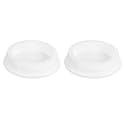 uxcell 2Pcs White Plug Holes, Waterproof Rubber Button Plug for 63.5mm / 2.5" Hole