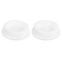 uxcell 2Pcs White Plug Holes, Waterproof Rubber Button Plug for 56mm / 2.2" Hole