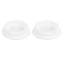 uxcell 2Pcs White Plug Holes, Waterproof Rubber Button Plug for 51mm / 2.01" Hole