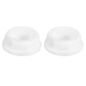 uxcell 2Pcs White Plug Holes, Waterproof Rubber Button Plug for 39mm / 1.54" Hole