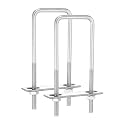 uxcell 2Sets 304 Stainless Steel Square U-Bolts, 2.05" (52mm) Inner Width 5.91" (150mm) Length M8 with Nuts, Frame Plate, Gasket for Automobiles Trailer, Ski Boat, Fishing Boat, Pipelines