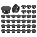 uxcell Round Plastic Plug,10mm(0.39") OD Furniture Leg Pipe Insert 36Pcs