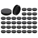 uxcell Round Plastic Plug,60mm(2.36") OD Furniture Leg Pipe Insert 36Pcs