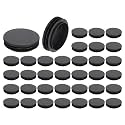 uxcell Round Plastic Plug,63mm(2.48") OD Furniture Leg Pipe Insert 36Pcs