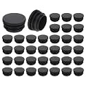 uxcell Round Plastic Plug,35mm(1.38") OD Furniture Leg Pipe Insert 36Pcs
