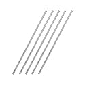 uxcell 3mm x 200mm 304 Stainless Steel Solid Round Rod for DIY Craft - 5pcs