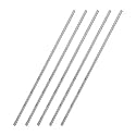 uxcell 3mm x 250mm 304 Stainless Steel Solid Round Rod for DIY Craft - 5pcs