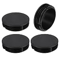 uxcell Round Plastic Plug,100mm(3.94") OD Furniture Leg Pipe Insert 4Pcs