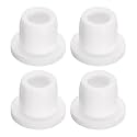 uxcell 4 Pieces White Plug Holes, T10 Waterproof Rubber Button Plug for 10mm / 0.39" Hole