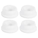 uxcell 4Pcs White Plug Holes, Waterproof Rubber Button Plug for 33mm / 1.3" Hole