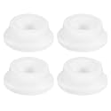uxcell 4Pcs White Plug Holes, Waterproof Rubber Button Plug for 28.5mm / 1.12" Hole