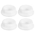 uxcell 4Pcs White Plug Holes, Waterproof Rubber Button Plug for 39mm / 1.54" Hole