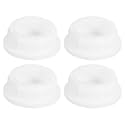 uxcell 4Pcs White Plug Holes, Waterproof Rubber Button Plug for 37mm / 1.46" Hole