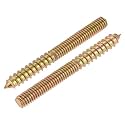 uxcell 5/16-18x3 Hanger Bolts Double Head Dowel Screw for Wood Furniture 20pcs