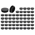 uxcell Round Plastic Plug,48mm(1.89") OD Furniture Leg Pipe Insert 56Pcs