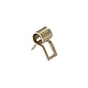uxcell 5mm Spring Band Type Action Fuel/Silicone Vacuum Hose Pipe Clamp Low Pressure Air Clip Clamp 10pcs