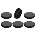 uxcell Round Plastic Plug,70mm(2.76") OD Furniture Leg Pipe Insert 6Pcs