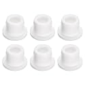 uxcell 6Pcs White Plug Holes, Waterproof Rubber Button Plug for 13mm / 0.51" Hole