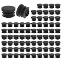 uxcell Round Plastic Plug,20mm(0.79") OD Furniture Leg Pipe Insert 76Pcs