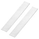 uxcell 8 Pcs Zinc Sheets, 99.99% High Purity Zinc Plate 0.04"x1"x6"(1x25x150mm) Metal Zinc Foil Zinc Anode Strip for Science Lab Industry DIY Craft