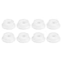 uxcell 8Pcs White Plug Holes, Waterproof Rubber Button Plug for 28.5mm / 1.12" Hole