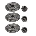 uxcell® 90 Degree Shaft Angle Replacement Part Spiral Bevel Helical Gear Set 3pcs