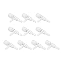 uxcell Aquarium Air Valve 2 Way Air Pump Control Valves for Fish Tank Plastic White 10Pcs