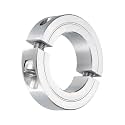 uxcell Double Split Clamp-On Shaft Collar 1-1/4" Bore, Aluminum Alloy