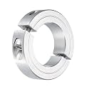 uxcell Double Split Clamp-On Shaft Collar 1-3/8" Bore, Aluminum Alloy