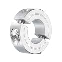 uxcell Double Split Clamp-On Shaft Collar for 3/4" 1-1/2" OD 1/2" Thick