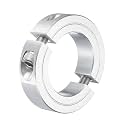 uxcell Double Split Clamp-On Shaft Collar 1-5/8" Bore, Aluminum Alloy