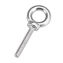 uxcell Lifting Eye Bolt M8 x 50mm Male Thread 304 Stainless Steel for Hanging, Pack of 2