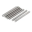 uxcell M10 x 130mm 304 Stainless Steel Fully Threaded Rods Bar Studs Fasteners 10 Pcs