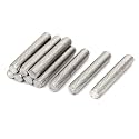 uxcell M10 x 60mm 1.5mm Pitch 304 Stainless Steel Fully Threaded Rods Fasteners 10 Pcs