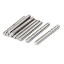 uxcell M10 x 90mm 1.5mm Pitch 304 Stainless Steel Fully Threaded Rods Bar Studs 10 Pcs