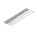 uxcell M3 x 170mm 0.5mm Pitch 304 Stainless Steel Fully Threaded Rod Silver Tone 10 Pcs