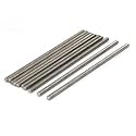 uxcell M5 x 140mm 304 Stainless Steel Fully Threaded Rod Bar Studs Fasteners 10 Pcs