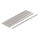 uxcell M5 x 160mm 304 Stainless Steel Fully Threaded Rod Bar Studs Fasteners 10 Pcs