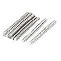 uxcell M5 x 55mm 304 Stainless Steel Fully Threaded Rod Bar Studs Fasteners 10 Pcs