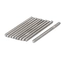 uxcell M5 x 70mm 304 Stainless Steel Fully Threaded Rod Bar Studs Fasteners 10 Pcs