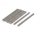 uxcell M5 x 80mm 304 Stainless Steel Fully Threaded Rod Bar Studs Hardware 10 Pcs