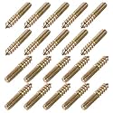 uxcell M6 Hanger Bolts Length 1-3/8"(35mm) Double Head Bolts Self-Tapping Screw 6mm Wood Joint Furniture Legs 20pcs