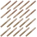 uxcell M6 Hanger Bolts Length 2-3/8"(60mm) Double Headed Bolts Self-Tapping Screw 6mm Wood Joint Furniture Legs 20pcs