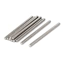 uxcell M6 x 100mm 304 Stainless Steel Fully Male Threaded Rod Bar Studs Fastener 10 Pcs